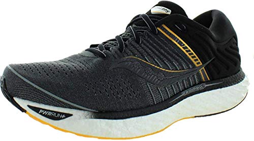 Saucony Triumph 17, Zapatillas Hombre, Negro Gris Black Gray, 44 EU