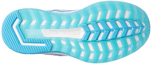 Saucony Triumph ISO 5 Neutralschuh Damen-Weiß, Blau, Zapatillas de Running Calzado Neutro Mujer, White Blue, 37.5 EU