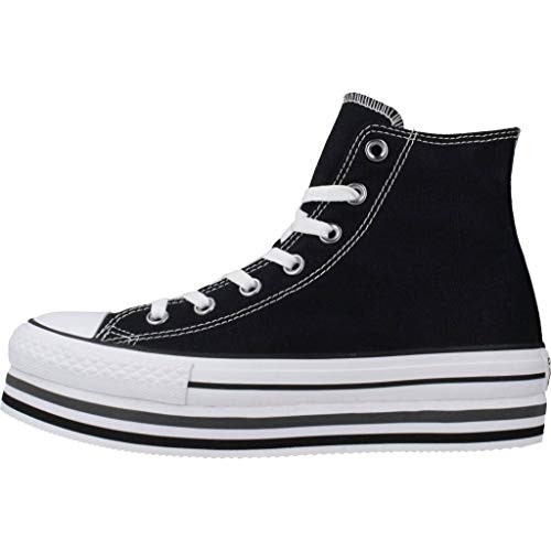 Scarpa Converse Chuck Taylor All Star Hi Platform nera