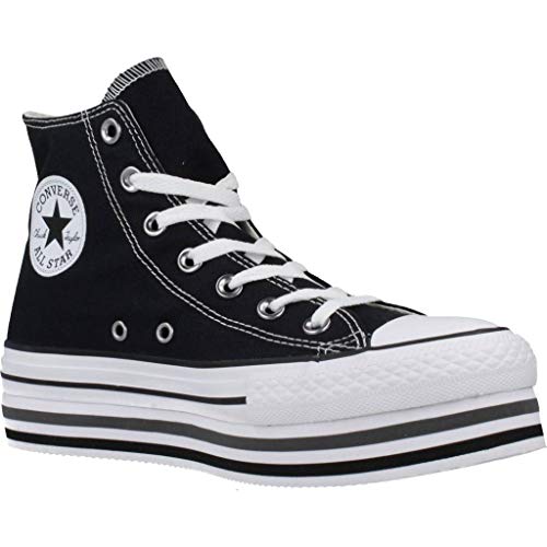 Scarpa Converse Chuck Taylor All Star Hi Platform nera