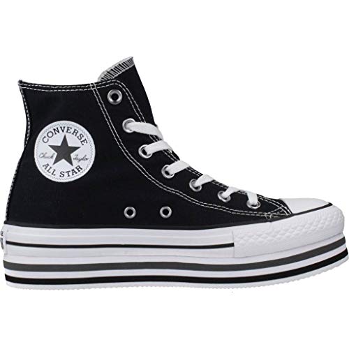 Scarpa Converse Chuck Taylor All Star Hi Platform nera