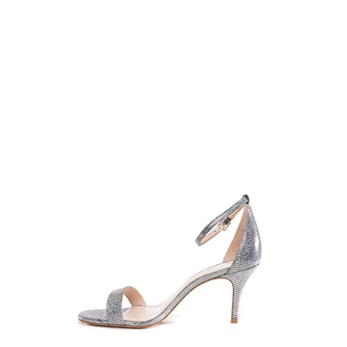 Schutz - Sandalias de micropurpurina Plateado Size: 38 EU