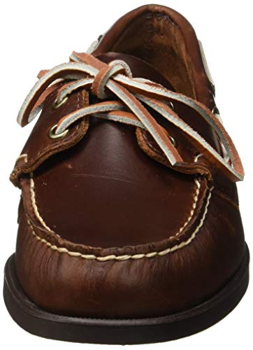 Sebago Docksides Portland Waxed Náuticos, Hombre, Marrón (Brown-Gum), 40 EU