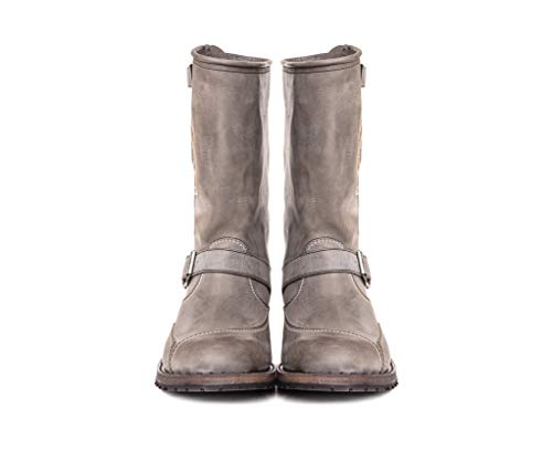 Sendra Boots Bota Biker 3565 Lighting-C Vibrant con Bordado (42 EU, Grigio)