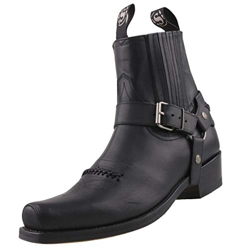 Sendra Botines de motorista 6445, color negro, color Negro, talla 41 EU