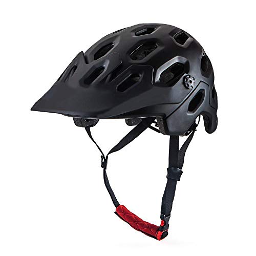 SFBBBO Casco Bicicleta Bicicleta de montaña Sprint Deportes Casco de Ciclismo Jungle Ciclismo Casco de Ciclismo Casco Duro Hombre y Mujer General L (58-62CM) Negro