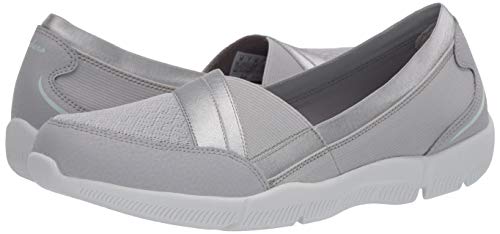 Skechers BE-Lux DAYLIGHTS, Zapatillas Mujer, Gray, 41 2/3 EU