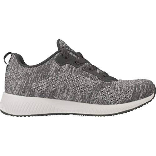 Skechers Bobs Squad Mega Hot - Zapatillas de entrenamiento para mujer, color Gris, talla 41 EU