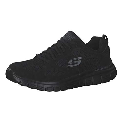 Skechers Burns 52635-bbk, Zapatillas para Hombre, Negro (Black 52635/Bbk), 43 EU