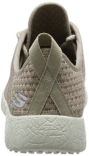 Skechers Burst-City Scene, Zapatillas Mujer, Beige (Nat), 36 EU