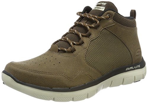 Skechers Flex Advantage 2.0, Zapatillas Altas Hombre, Marrón (Chocolate), 43 EU