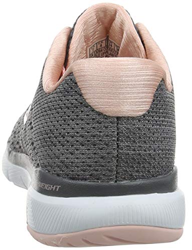 Skechers Flex Appeal 3.0-Satellites, Zapatillas Mujer, Gris (CCPK Black Mesh/Trim), 39 EU