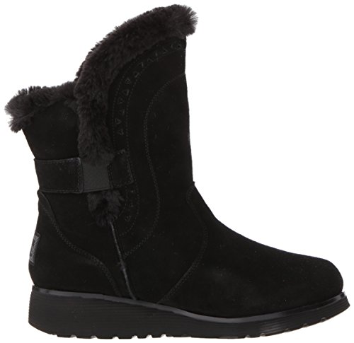 Skechers Keepsakes Wedge Cozy Peak, Bota a la Altura de la Pantorrilla Mujer, Black, 39 EU