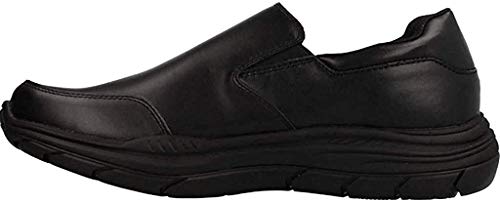 Skechers Mocasines Olego para hombre con ajuste relajado esperado 2.0, negro (Negro), 39.5 EU