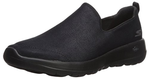 Skechers Performance Go Walk Joy-Gratify, Zapatillas sin Cordones Mujer, Negro (BBK Black Textile/Trim), 39 EU