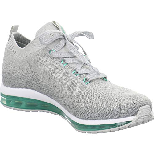 Skechers Skech-Air Damen-Hellgrau, Petrol, Zapatillas de Running Calzado Neutro Mujer, 39 EU