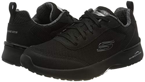 Skechers Skech-Air Dynamight-Fast Brak, Zapatillas Mujer, Negro (Black Mesh/Black Trim BBK), 37.5 EU