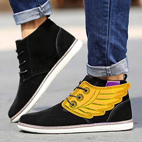 SM SunniMix 2 Pares de Alas de Zapato Punk de Moda, ángel para Zapatos, Zapatos para Niños, Zapatillas de Deporte, Colores Dorado Y Plateado