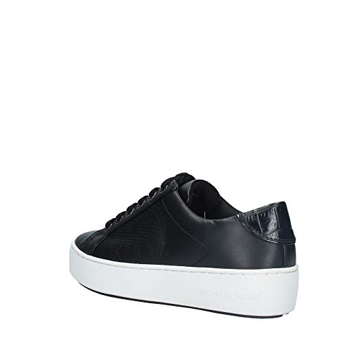 Sneakers Mujeres MICHAEL KORS 43T0KBFS5L Kirby Black Cuero Negro