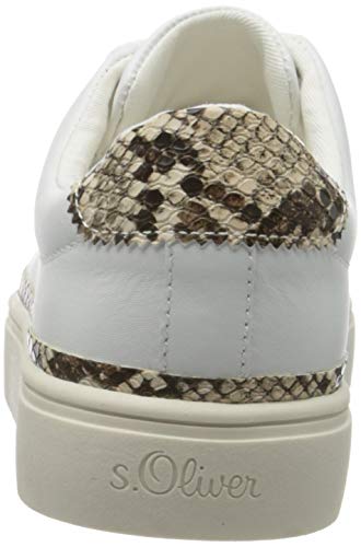 s.Oliver 5-5-23660-24, Zapatillas Mujer, Color Blanco Comb 110, 40 EU