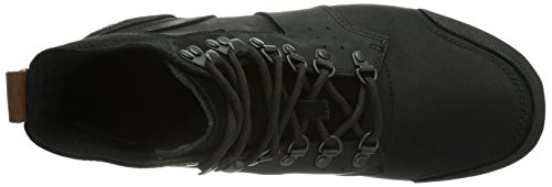 Sorel Ankeny Mid Hiker, Botas Hombre, Negro (Black/Tobacco 010), 45 EU