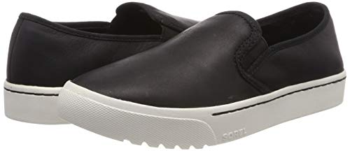 Sorel Campsneak Slip On, Zapatillas sin Cordones Mujer, Negro (Black 010), 37 EU