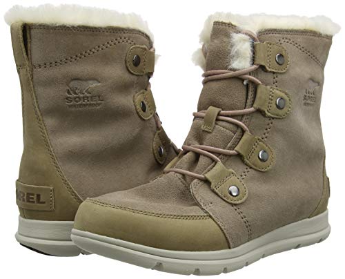 Sorel Explorer Joan, Botas para Nieve Mujer, Marrón (Ash Brown), 36 EU