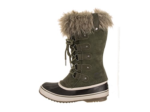 Sorel Joan of Arctic, Botas Mujer, Verde (Nori)/Negro (Dark Stone), 37 EU