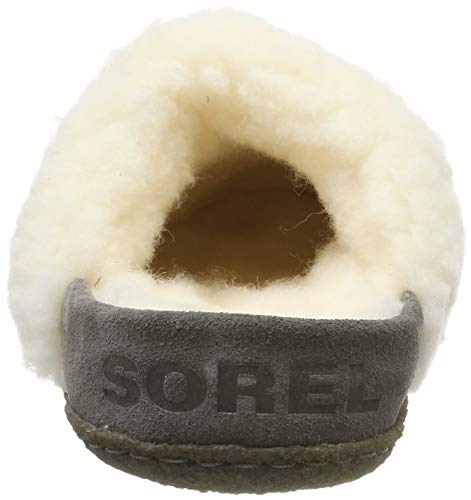 Sorel NAKISKA SLIDE II Pantuflas Mujer, Gris (Quarry, Natural), 36 EU