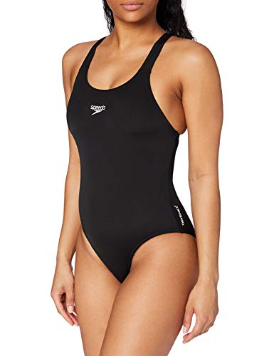 Speedo Endurance + Estampado Medalist Bañador, Adult Female, Negro, 42