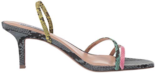 Steve Madden Loft, Sandalia con talón para Mujer, Multi Snake, 40 EU