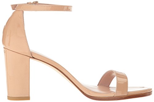 Stuart Weitzman Nearlynu - Sandalias con tacón, Color Beige, Talla 42 EU