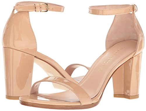 Stuart Weitzman Nearlynu - Sandalias con tacón, Color Beige, Talla 42 EU