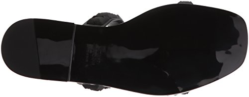 Stuart Weitzman Women's Rosita Slide Sandal, Black TPU, 4 M US