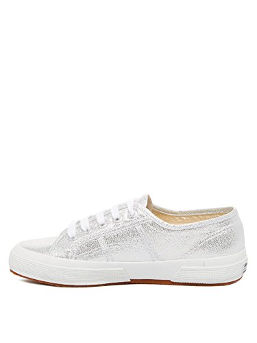 Superga Lamew, Zapatillas de Tela Mujer, Plateado (031), 40 EU