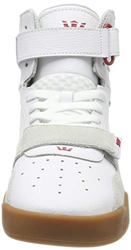 Supra Breaker, Zapatillas de Skateboard Unisex Adulto, Blanco (White/Rose-Gum-M 173), 40 EU