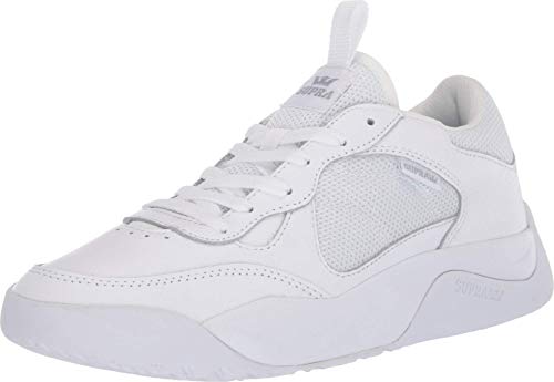 Supra Pecos, Zapatillas de Skateboard Unisex Adulto, Blanco (White-White-M 101), 39 EU