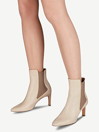 Tamaris 1-1-25350-25, Botas Cortas al Tobillo Mujer, Beige, 38 EU