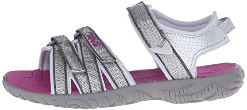 Teva Tirra Y's Tirra Y - K - Sandalias, color azul, talla EU 32 (UK 1) (US 2), Plateado - Silber (silver/magenta 469), EU 40