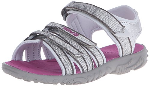 Teva Tirra Y's Tirra Y - K - Sandalias, color azul, talla EU 32 (UK 1) (US 2), Plateado - Silber (silver/magenta 469), EU 40