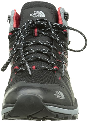 The North Face M Hedgehog Fastpack Lite Mid GTX, Botas de Senderismo Hombre, Negro/Rojo, 40