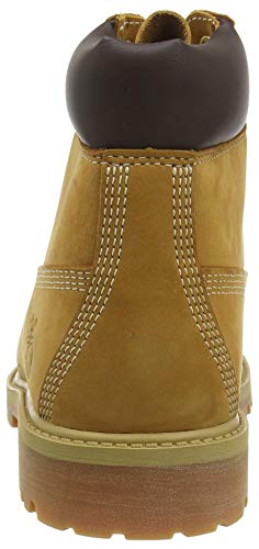 Timberland 6-inch Premium Wp Botas Clasicas Unisex Niños, Amarillo (Wheat Nubuck), 37.5 EU