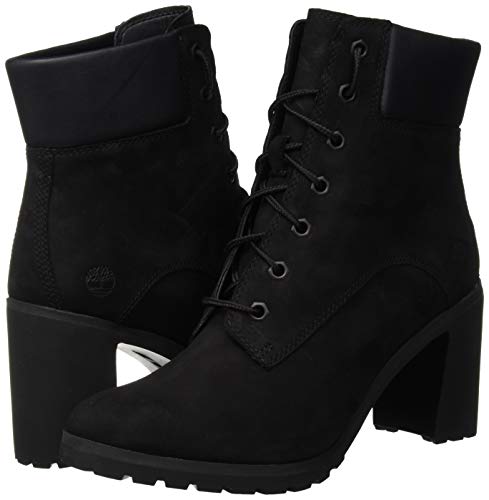 Timberland Allington 6 Inch, Botas Chukka Mujer, Negro Black Nubuck, 39 EU