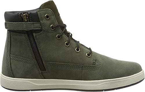 Timberland Davis Square 6 Inch (Toddler), Botas Clasicas Unisex-Niños, Verde Dark Green Nubuck, 28 EU