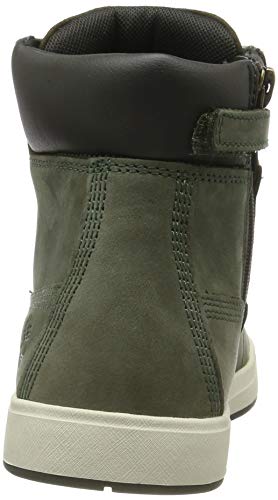 Timberland Davis Square 6 Inch (Toddler), Botas Clasicas Unisex-Niños, Verde Dark Green Nubuck, 28 EU