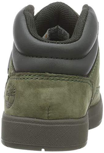 Timberland Davis Square TD Eurosprint (Junior), Zapatillas Bajas Unisex Adulto, Verde Dark Green Nubuck, 40 EU