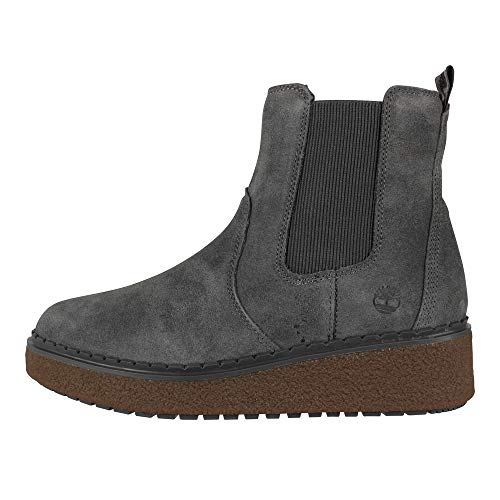 Timberland Mujer Botas Bluebell Lane Chelsea Boots Dark Grey Suede, Schuhe Damen:42