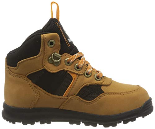 Timberland Trumbull Rugged Hiker (Junior), Botas Chukka Unisex-Niños, Amarillo Wheat Nubuck, 40 EU