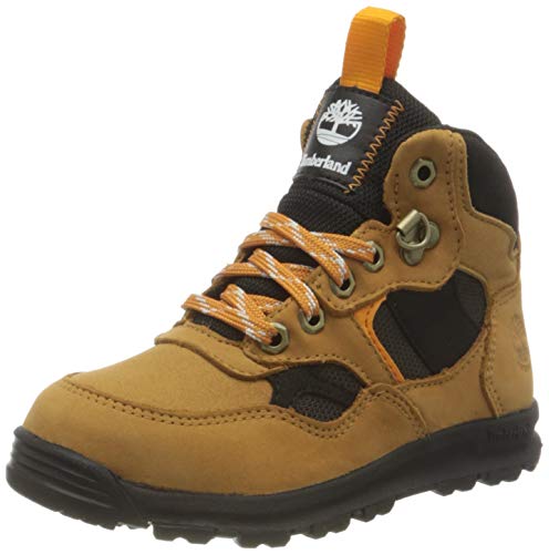 Timberland Trumbull Rugged Hiker (Junior), Botas Chukka Unisex-Niños, Amarillo Wheat Nubuck, 40 EU