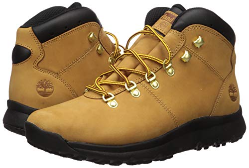 TIMBERLAND World Hiker Mid Botines/Low Boots Hommes Trigo/Marrón - 40 - Botas de caña Baja